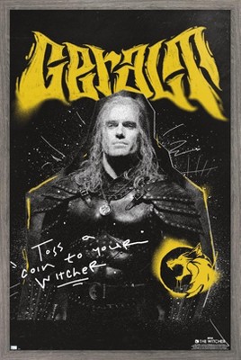 The Witcher 3 Wild Hunt Poster, Geralt of Rivia Wall Art, Premium