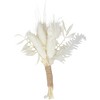 Alilang Decorative Dried Floral Bouquet with Natural Textures for Home Decoration and Centerpieces, 17 Inches - White - 4 of 4