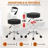 BestMassage Round Rolling Stool Swivel Salon Stool Adjustable Spa Stool with 5 Wheels - 4 of 4