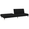 vidaXL 2-Seater Sofa Bed Black Velvet - 4 of 4