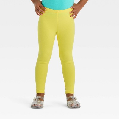 Toddler Girls' Leggings - Cat & Jack™ Yellow 4t : Target