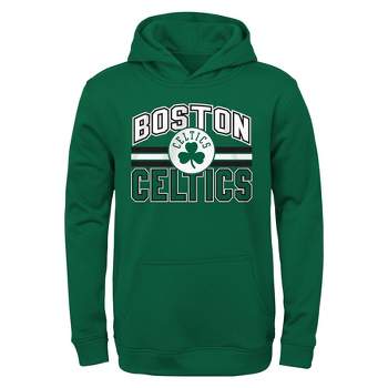Nba Boston Celtics Youth Gray Long Sleeve Light Weight Hooded Sweatshirt -  S : Target