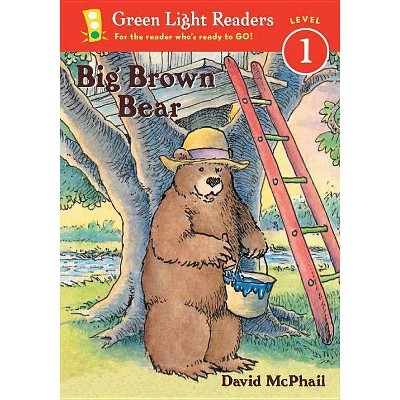 Big Brown Bear - (Green Light Readers Level 1) by  David M McPhail (Paperback)