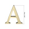 Unique Bargains Self-Adhesive Letter Acrylic Alphabet Mirror Wall Stickers - 2 of 4