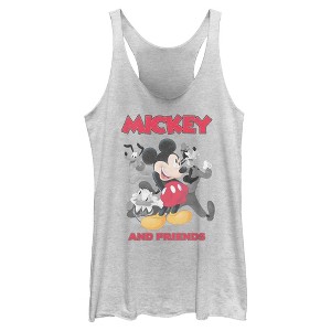 Womens Mickey & Friends Original Pals Racerback Tank - 1 of 4