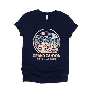 Grand Canyon National Park Two-Toned Circle - Women's Short Sleeve Graphic T-Shirt - 1 of 4