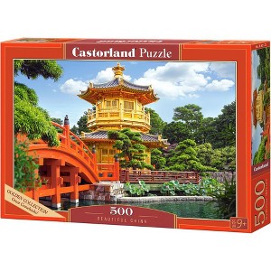 500 Piece Jigsaw Puzzle, Beautiful China, Nan Lian Garden in Hong Kong, Adult Puzzle, Castorland B-52172 - 1 of 4