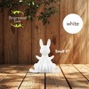 Briarwood Lane White Bunny Honeycomb - Small Magnetic Paper Decor - 5 x 5 - 2 of 4