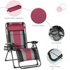 Resenkos XL Oversize Zero Gravity Recliner, Padded Patio Lounger Chair, Folding Chair with Adjustable Backrest, - 4 of 4