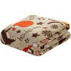 Lomsoe Christmas Cute Monkey Blanket Holiday Printed Flannel Throw Blanket Perfect Holiday Decor Gift for Family Friends Christmas Gift. - 3 of 4