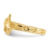 Black Bow Jewelry Dolphins Toe Ring in 14 Karat Gold - 3 of 4