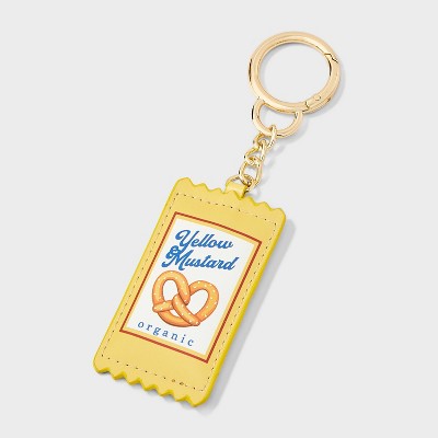 Mustard Packet Clip On Handbag Charm - Universal Thread™ Yellow