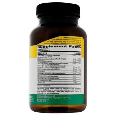 Vegan Herbal B Complex Vitamins with Biotin - 120 Capsules