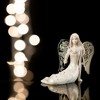 Pavilion Gift Company - March Birthstone Angel - 3.5" March Angel with Aquamarine Butterfly - Decorative Objects - 2 of 4