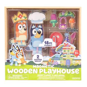 Bluey Magnetic Wooden Playset