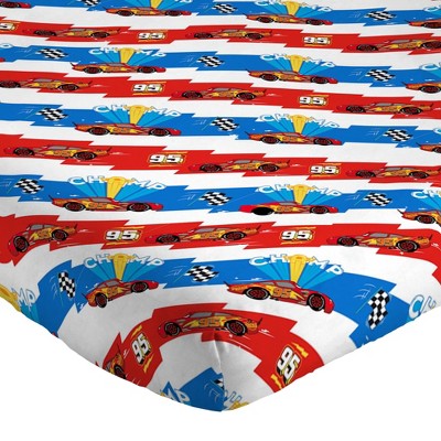Disney Pixar Cars Lightning McQueen Twin Microfiber Sheet Set