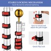 Yescom 25' Telescopic Aluminum Flag Pole Kit Tire Mount Stand 3'x5' Flag Ball Pole Top - 3 of 4