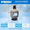 Swimline Hydrotools 22 Inch Sand Filter Combo Set with Stand and Multi-Port Valve for 21,000 Swimming Pools, 250 Pound Sand Capacity - 3 of 4