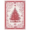 Christmas Area Rugs, Washable Non-Slip Christmas Tree Holly Sketch Carpet, Soft Low Pile Foldable Stain Resistant for Bedroom, Home - 2 of 4