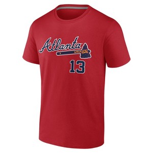 MLB Atlanta Braves Men's Ronald Acuna Jr 13 T-Shirt - L : Target