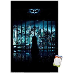 Trends International DC Comics - The Dark Knight - Batman View Of The City Unframed Wall Poster Prints - 1 of 4
