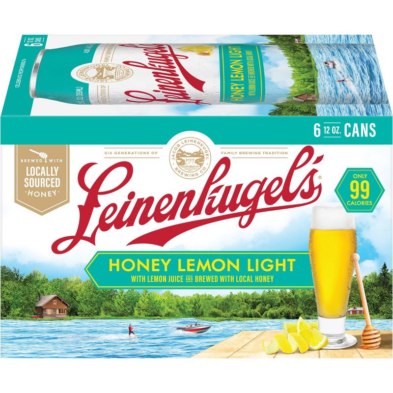 Leinenkugel&#39;s Honey Lemon Light Seasonal Beer - 6pk/12 fl oz Cans, 4 of 10