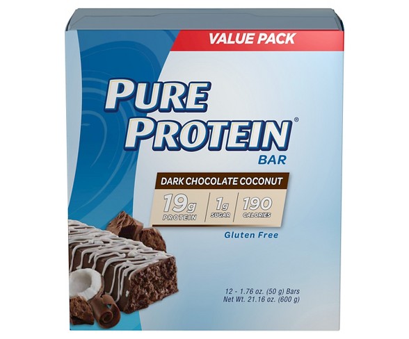 Pure Protein Bar - Dark Chocolate Coconut - 12ct