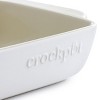 Crockpot Artisan 2.5 Quart and 3.5 Quart Rectangular Stoneware Bake Pan Set in Cream - image 4 of 4