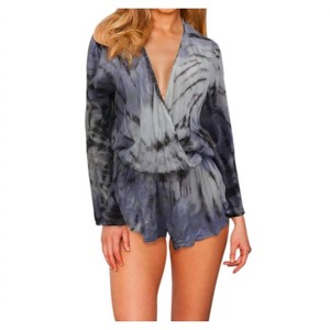 Women's Tie Dye Romper - raviya - 1 of 2