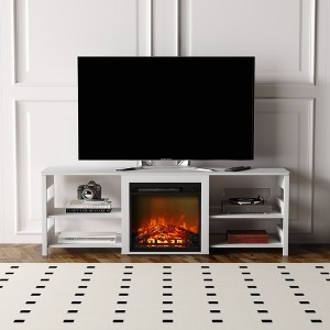 HOMLUX Fireplace TV Stand for up to 75" TV with Storage Shelves - 1 of 4
