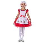 Dress Up America Strawberry Ballerina Costume for Toddler Girls