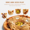 Nocciola 2025 Bear Circus Toy Licking Mat plus Snuffle Mat, Hide and Seek Toy set, 6 in 1 Squeaky Toy Set for Cats & Dogs - 3 of 4