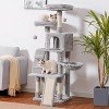 Heybly Cat Tree, Cat Tower for Indoor Cats,Multi-Level Cat Furniture Condo for Cats with Padded Plush Perch - 2 of 3