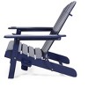 GDFStudio Kandyce Outdoor Acacia Wood Folding Adirondack Chair with Cup Holder - 4 of 4