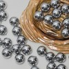 Northlight Shatterproof Shiny Christmas Ball Ornaments 2.5" (60mm) - Gray - 60ct - 2 of 4