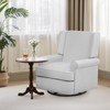 Swivel Rocker Chair, Nursery Glider Chair, Nursery Rocking Chairs with Upholstered - 3 of 4