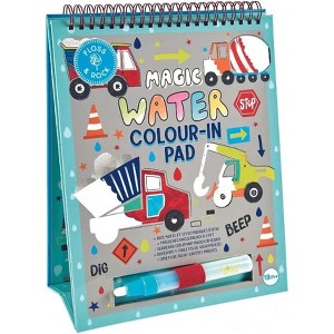 Floss & Rock Magic Water Color-In Pad Easel and Pen – Construction Magic, Reusable Activity Set with Built-In Easel, Ages 3 and Up - 1 of 3