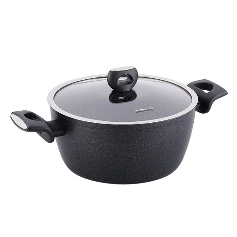 Korkmaz Ornella 2 Piece 2 Liter Quart Aluminum Nonstick Saucepan