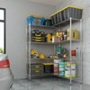 SEVOBAL Utility Storage Shelves Heavy Duty Adjustable Shelving Unit for Home Kitchen Garage and Commercial Use, Chrome, 29.92"*14.37"*10.82" - 4 of 4