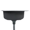 vidaXL Kitchen Sink with Strainer and Trap Stainless Steel - 3 of 4