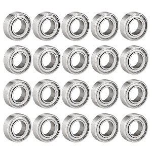 Unique Bargains Deep Groove Ball Bearing 688ZZ Double Shield Carbon Steel Bearings 20 Pcs - 1 of 4