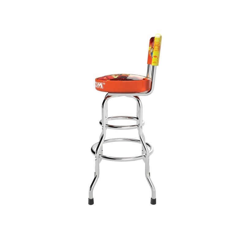 Arcade1Up Street Fighter II Champion Edition Swivel High Back Stool, 3 of 6