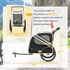 Kumasinova 2-in-1 Pet Bike Trailer,Road-Visibility Bicycle Stroller,Weather-Strong Bike Wagon,Sidecar Attachment,44LB Capacity for Small Dogs - 3 of 4
