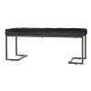 Busaurus Modern Upholstered Entryway Bench with Tufted Seat and Metal Frame - 4 of 4