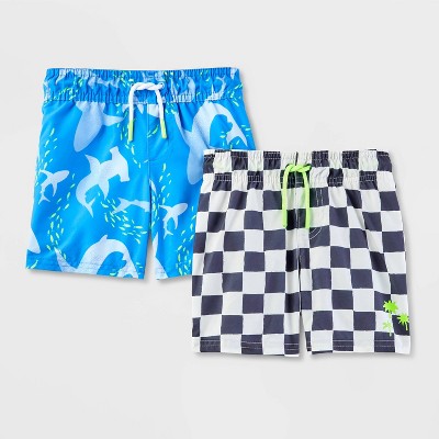 Toddler Boys' 2pk Value Swim Shorts - Cat & Jack™