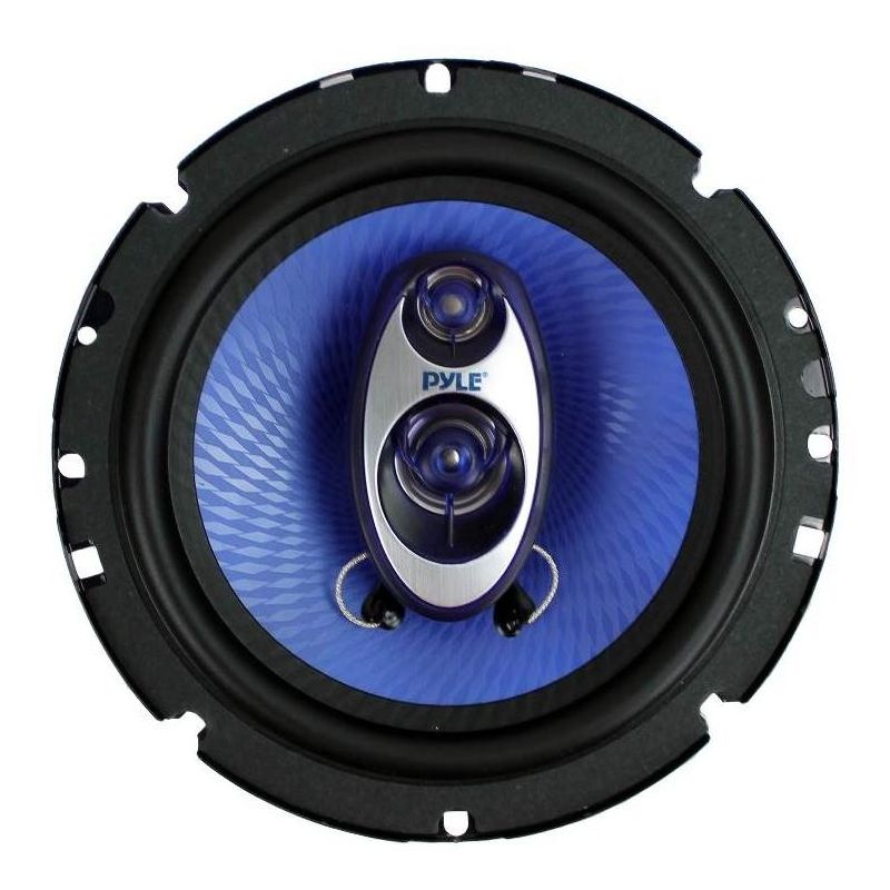 Pyle PL63BL 6.5" 360 Watts 3-Way Car Audio Coaxial Speakers PAIR Blue, 3 of 7