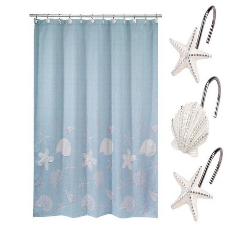Avanti Sequin Shell 13 Pc Bath Accessory Set Target