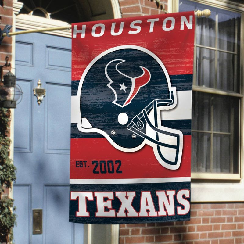 NFL Houston Texans 28&#34;x40&#34; Retro Banner Flag, 3 of 4