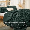 2-3 Pcs Tufted Boho Comforter Set Bed Set GentleSoft Farmhouse Shabby Chic Embroidery Bedding - 2 of 4