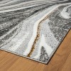 Luxe Weavers Marble Patterned Abstract Swirl Area Rug - 4 of 4